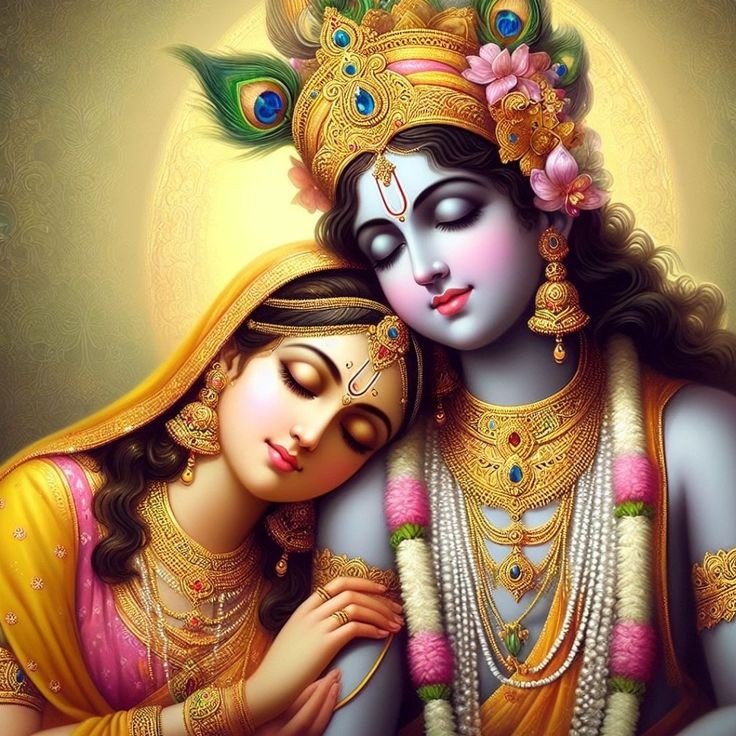 Radha Krishna HD wallpaper