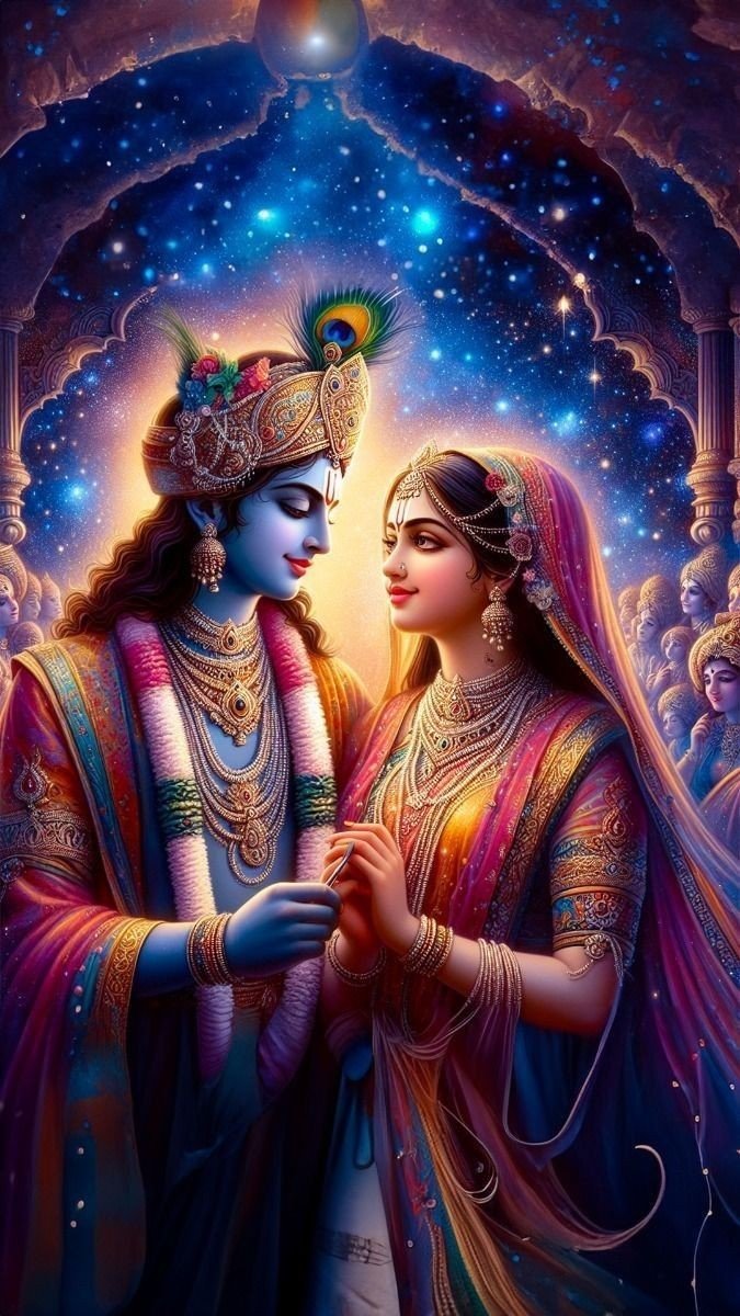 Radha Krishna animated images
