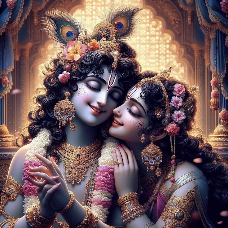 Radha Krishna devotional DP