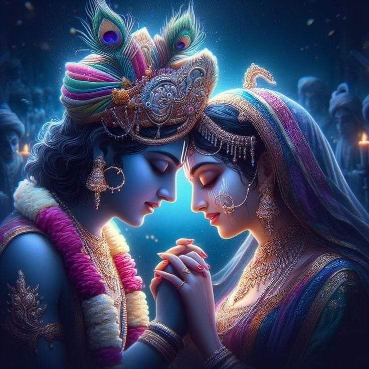 Radha Krishna romantic images