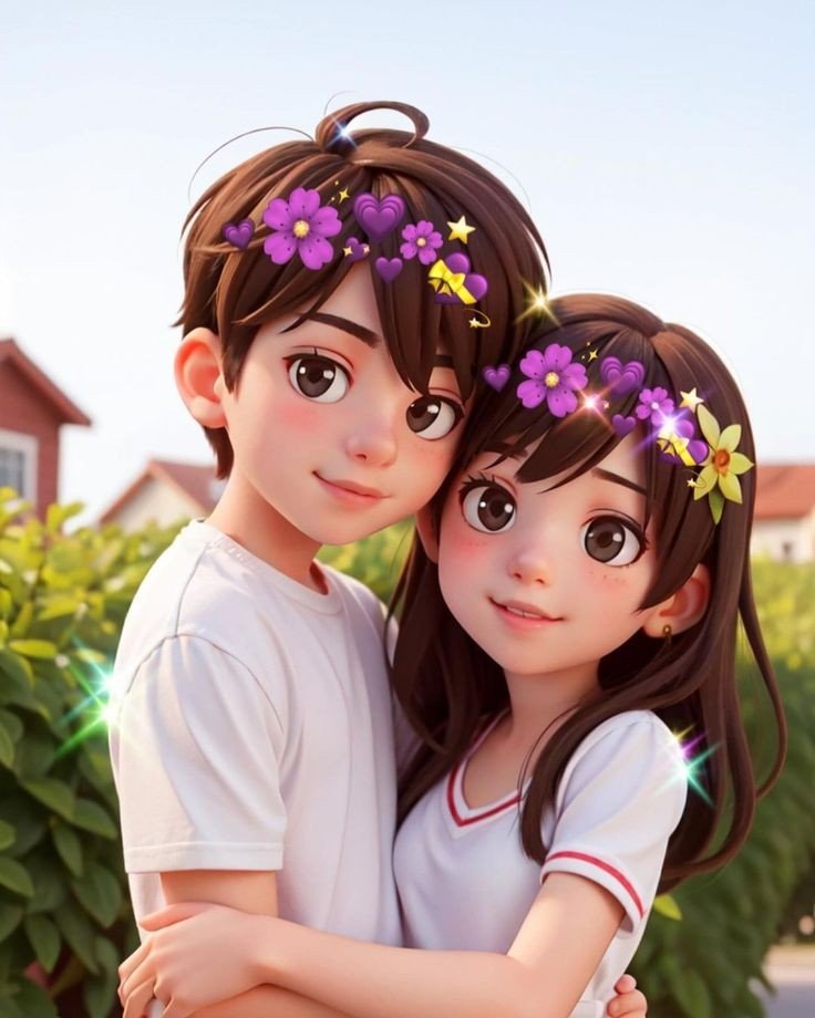 black and white couple DP