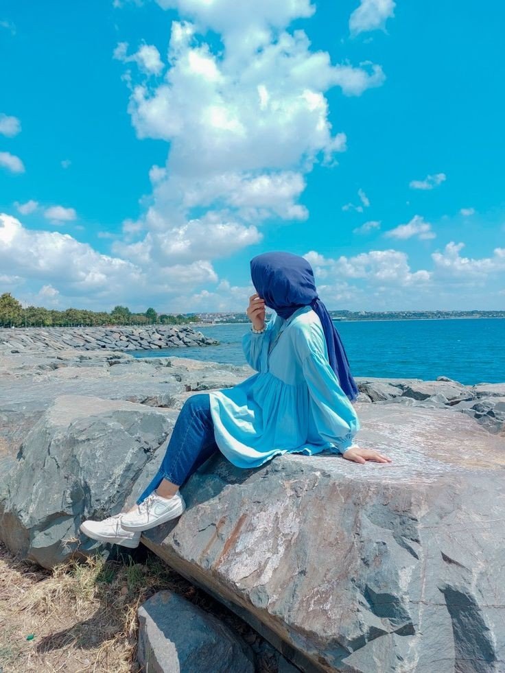 elegant hijab girl DP