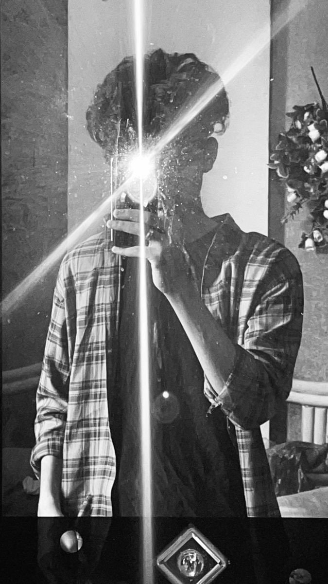 black and white blur boy DP