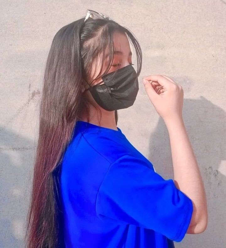mask girl status DP