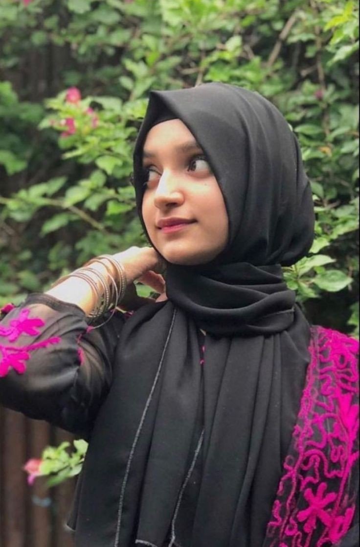 simple hijab girl DP